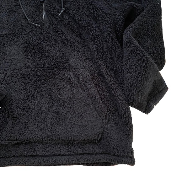 NWOT vs pink sherpa hooded half zip teddy jacket coat - Picture 3 of 3